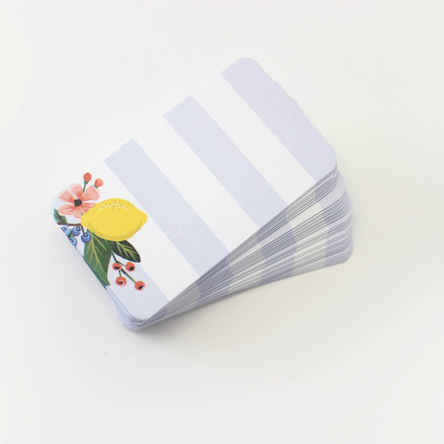 Lemon Stripe Pocket Notes