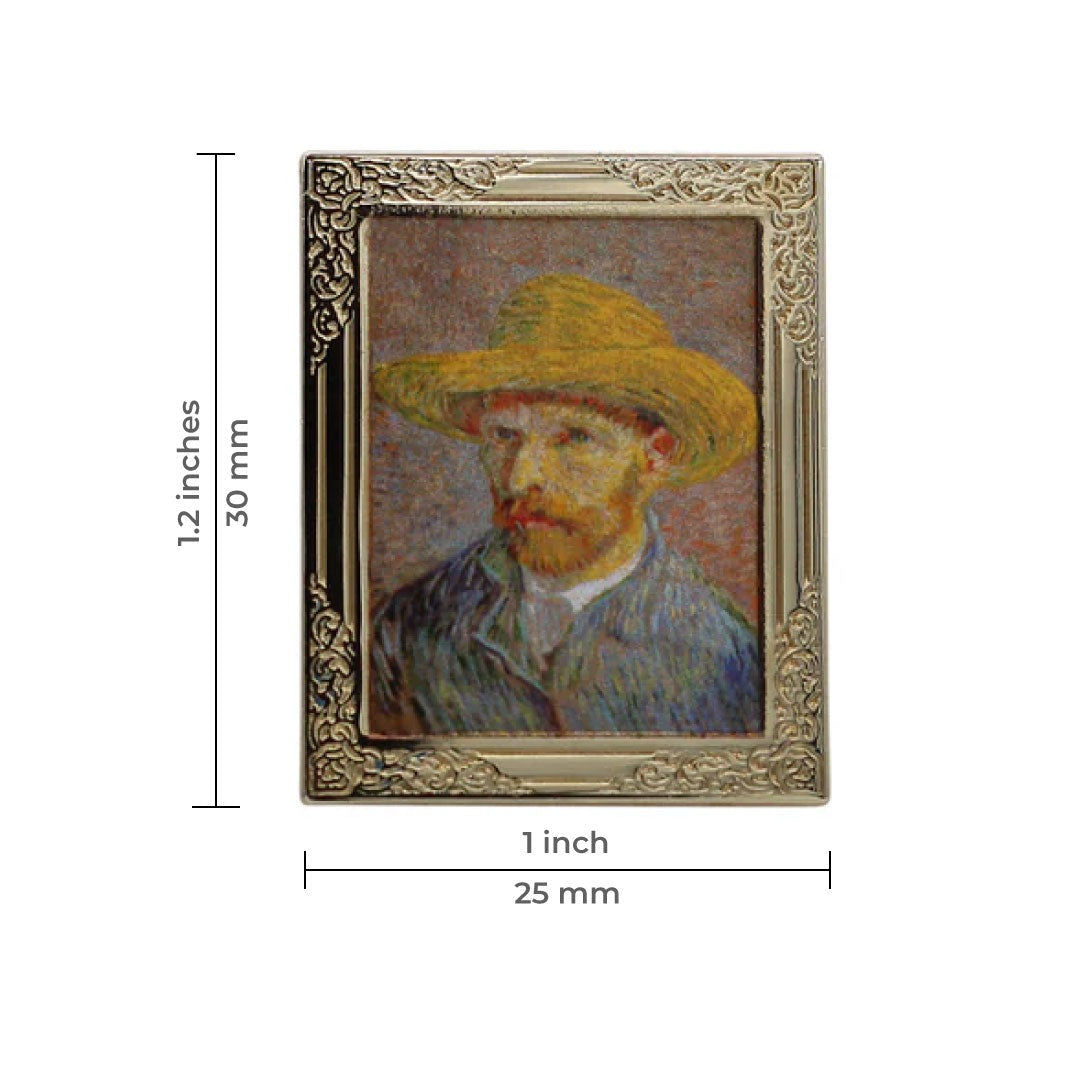 Vincent Van Gogh Portrait Art Pin