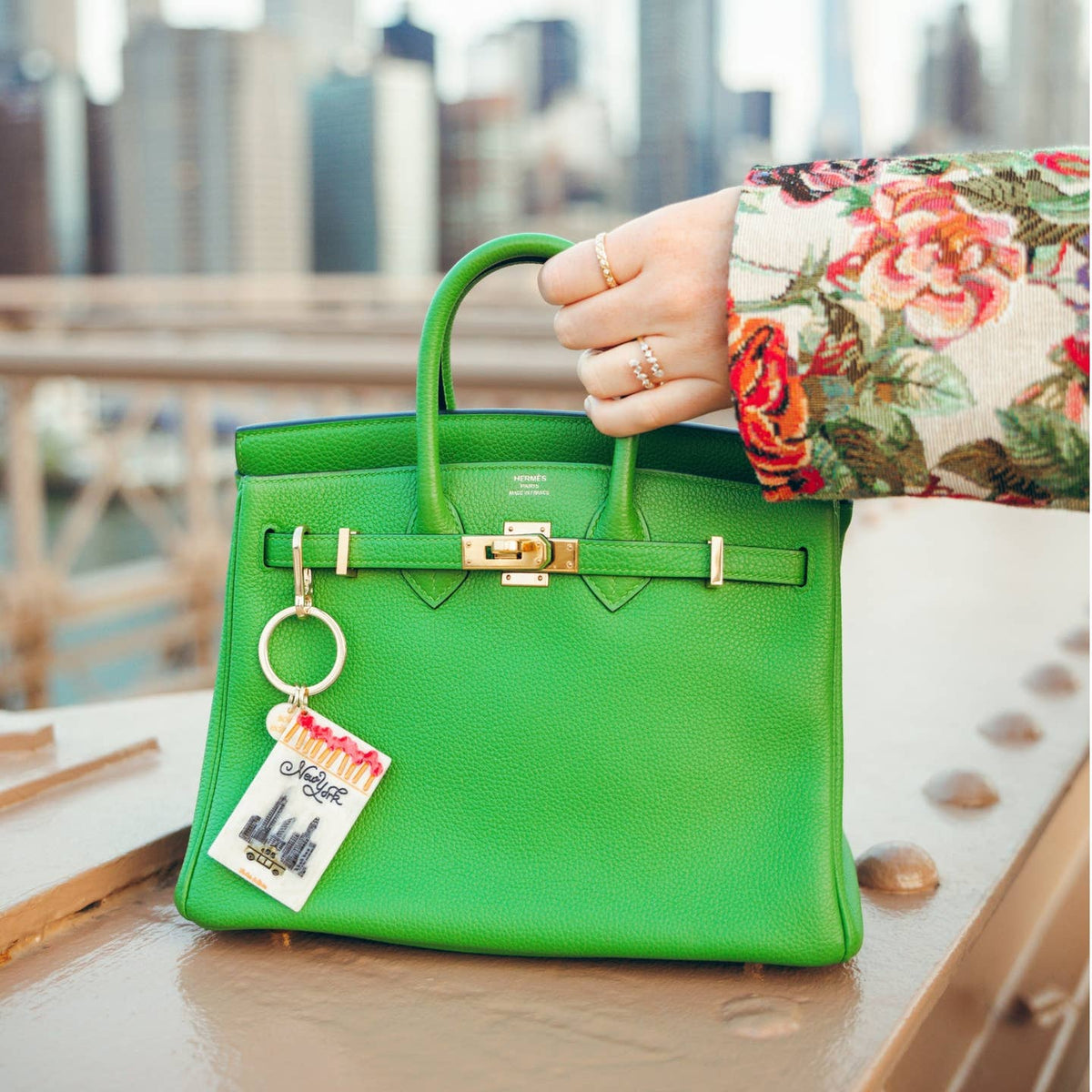 New York Matchbox Bag Charm