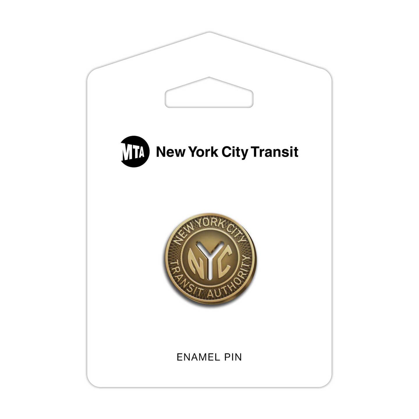 NYC Subway Token Pin