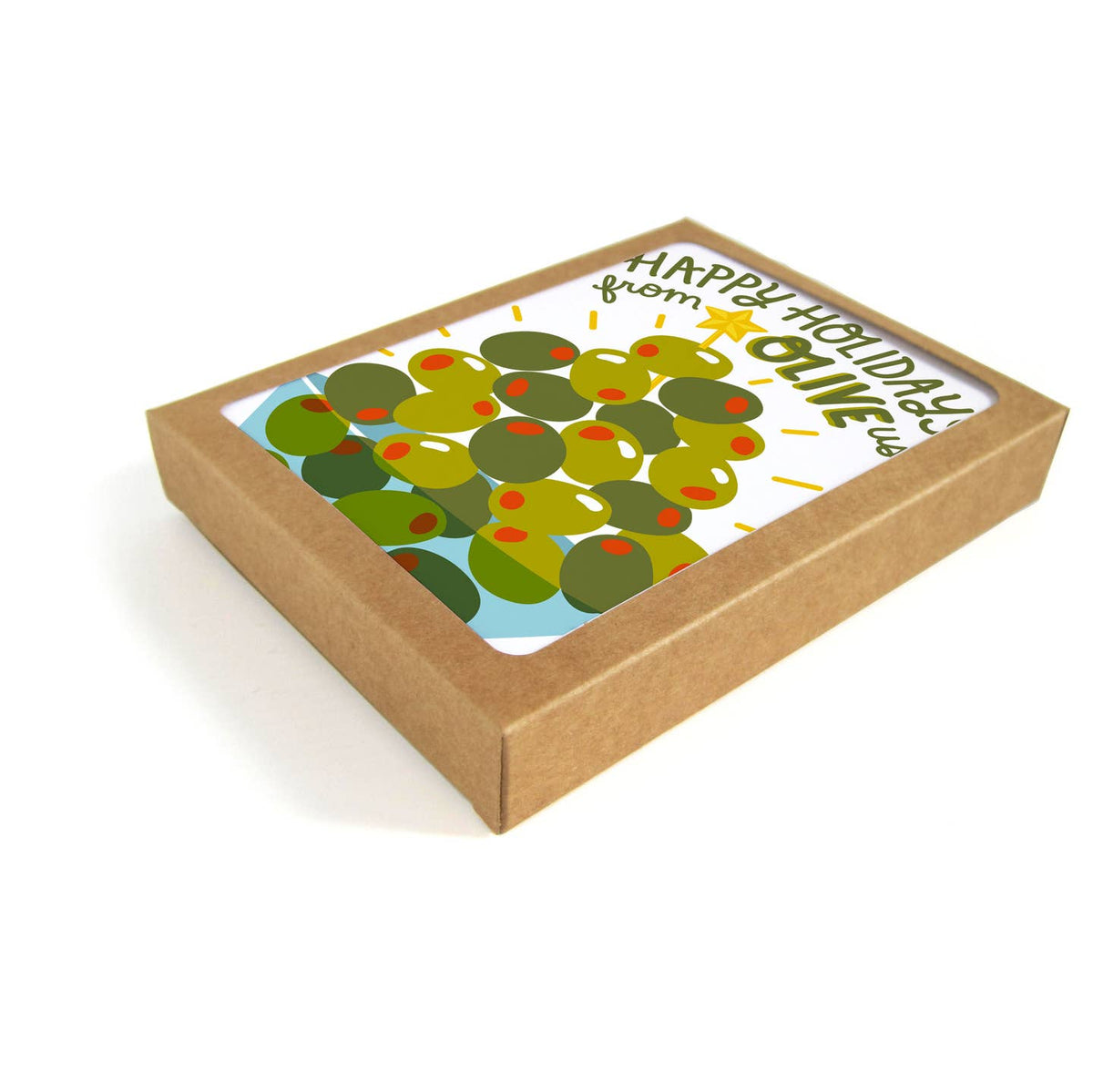 Happy Holidays From Olive Us Card Set
