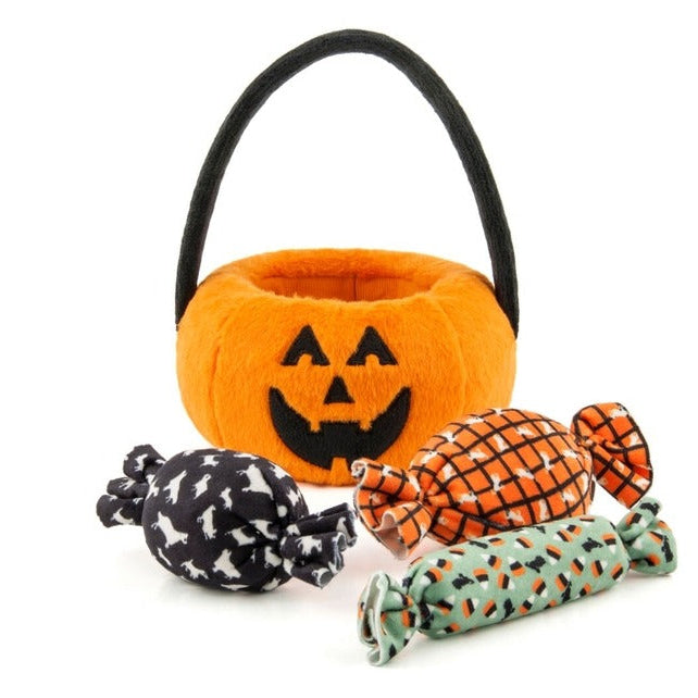 Howloween Treat Basket Dog Toy