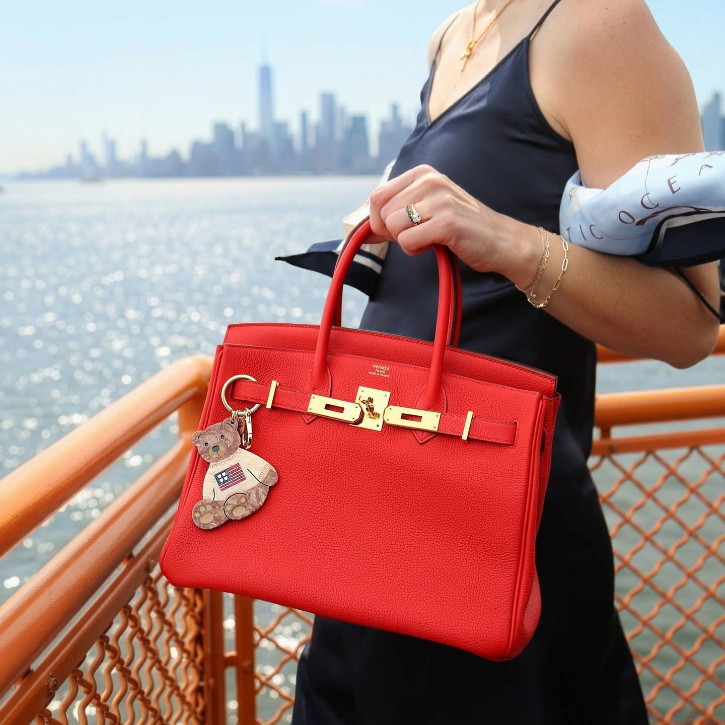 Teddy Bear Bag Charm