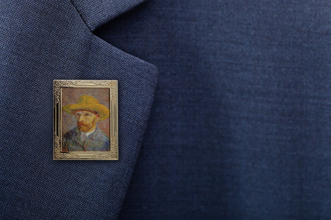 Vincent Van Gogh Portrait Art Pin
