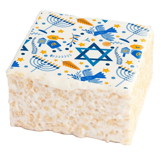 Chanukah Rice Crispy