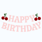 Happy Birthday Cherry Banner