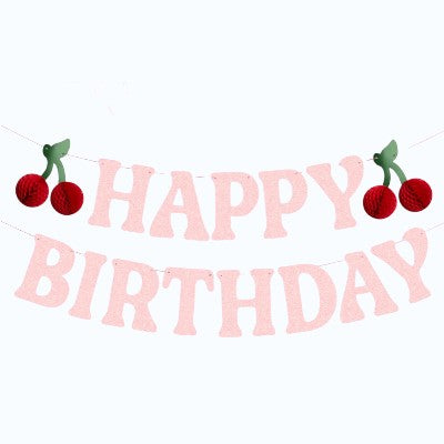 Happy Birthday Cherry Banner