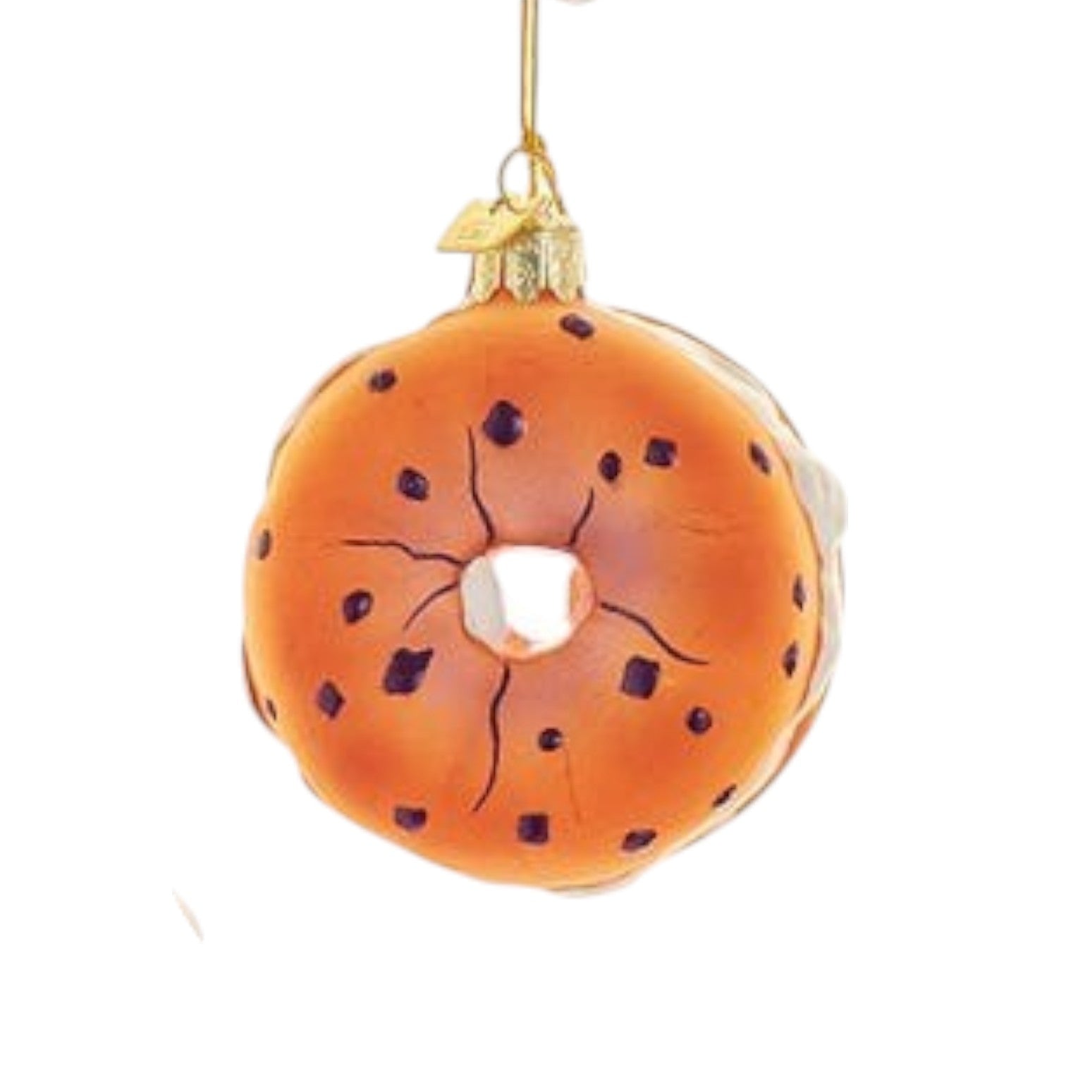Bagel Glass Ornament