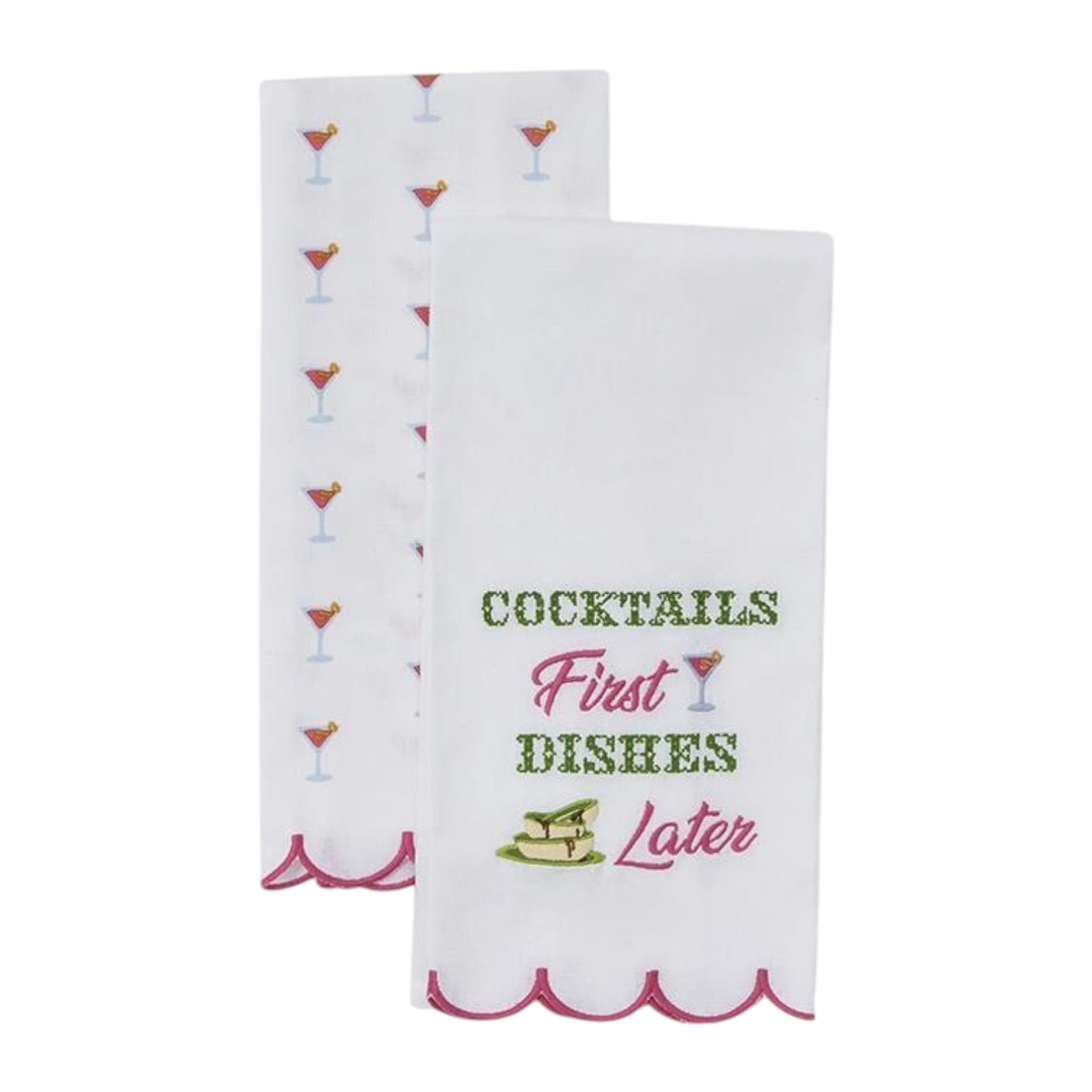 Cocktails First Towel Set