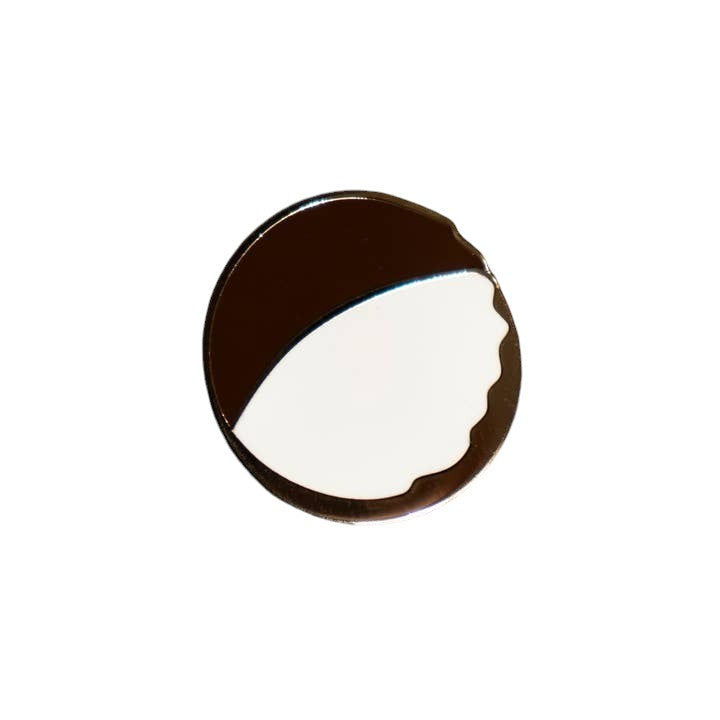 Black And White Cookie Pin