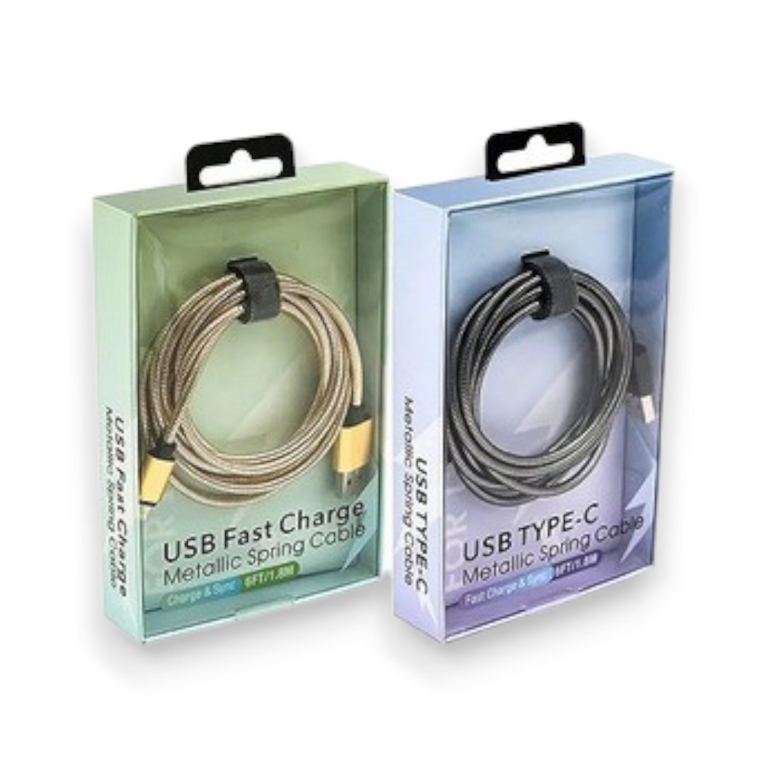 Metallic Cable for Iphone & Type C