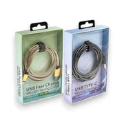 Metallic Cable for Iphone & Type C