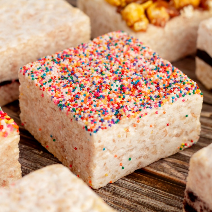 Rainbow Confetti Rice Crispy