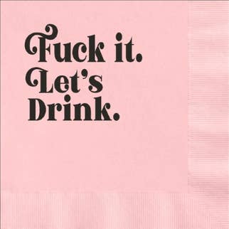 Let's Drink Napkins
