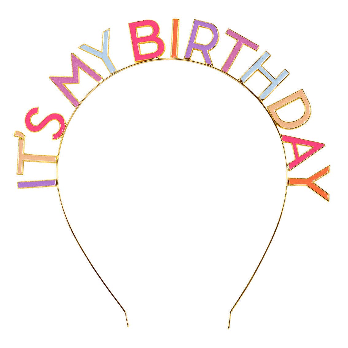 Pastel Its My Birthday Headband