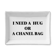 I Need A Hug Ceramic Tray