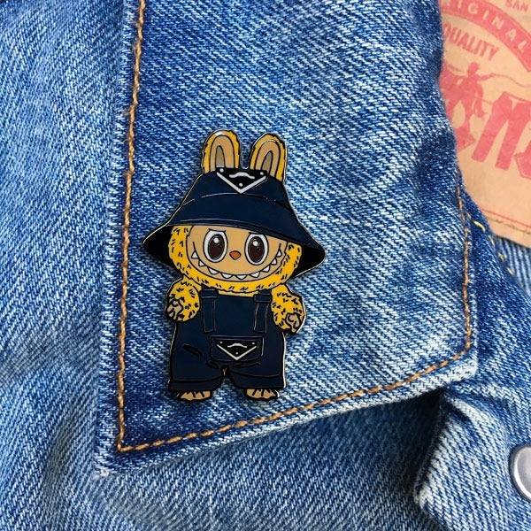 Labubu Bucket Hat Pin