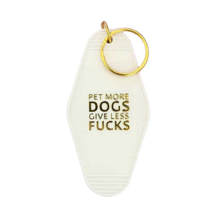 Pet More Dogs Motel Keychain