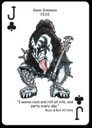 Rock N Roll Heroes Playing Cards