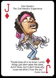 Rock N Roll Heroes Playing Cards