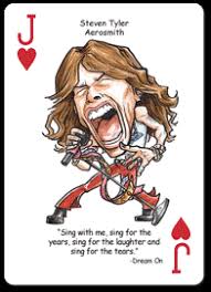 Rock N Roll Heroes Playing Cards
