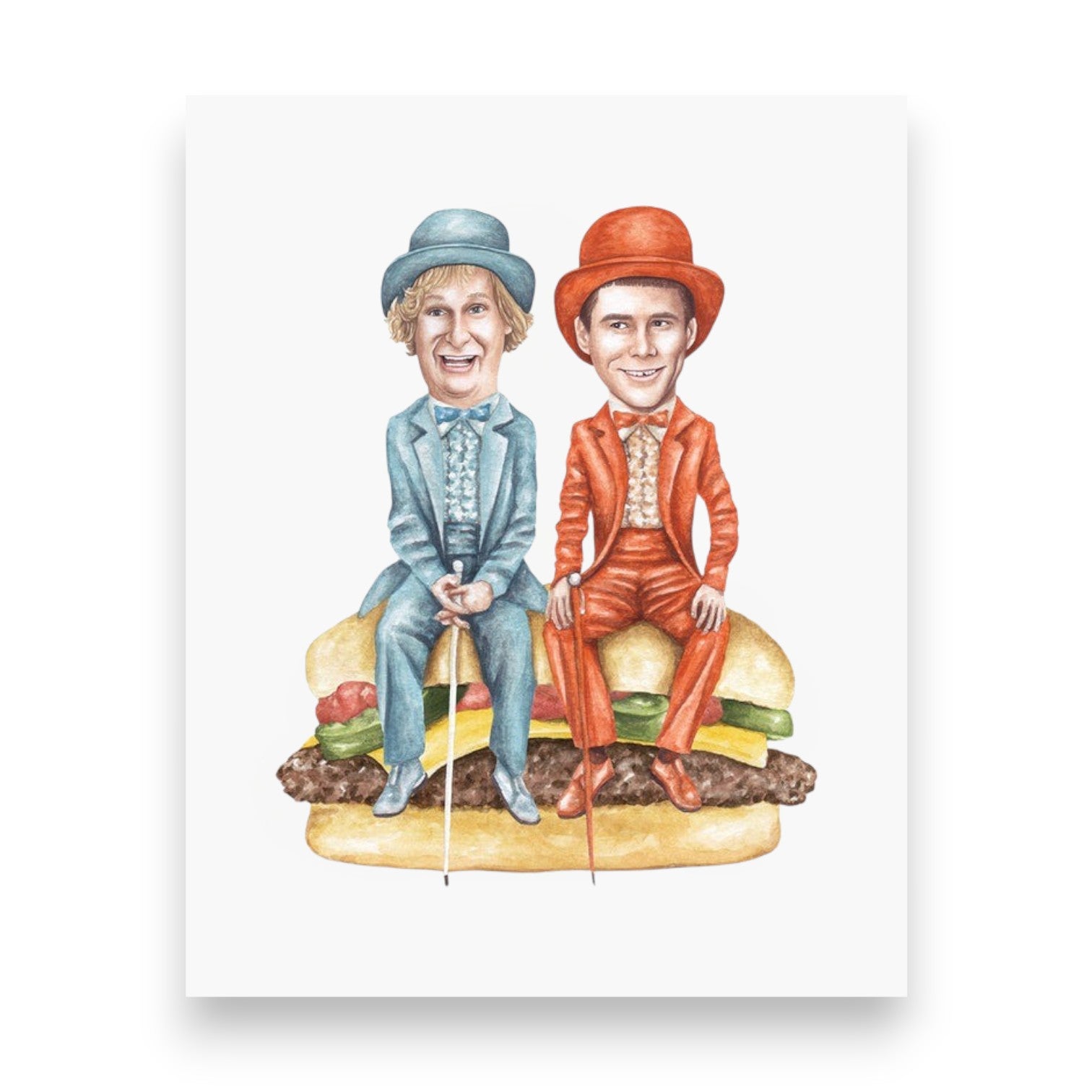 Dumb And Dumber On Sandwich Print