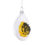 Deviled Egg With Caviar Ornament