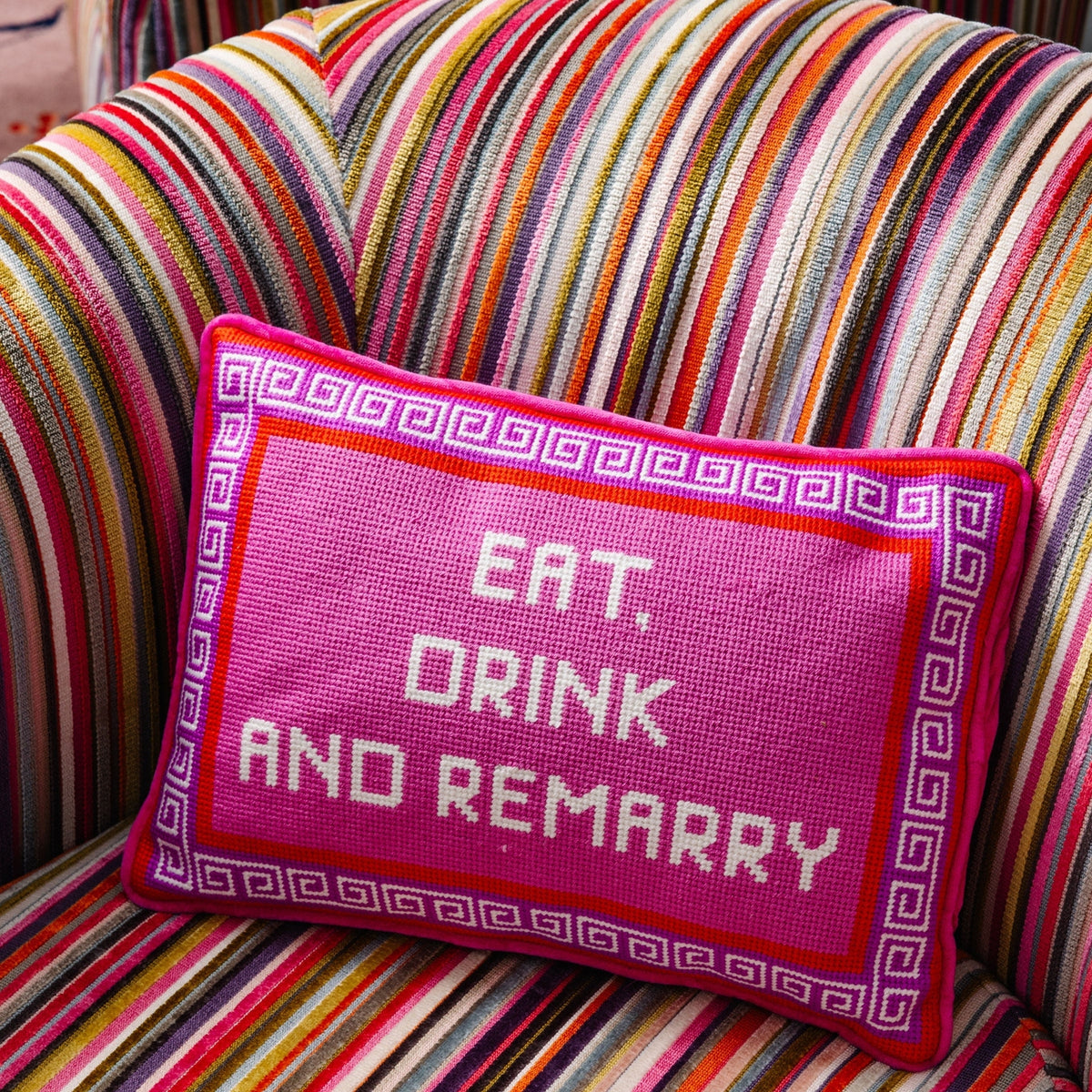 Eat Drink Remarry Pillow