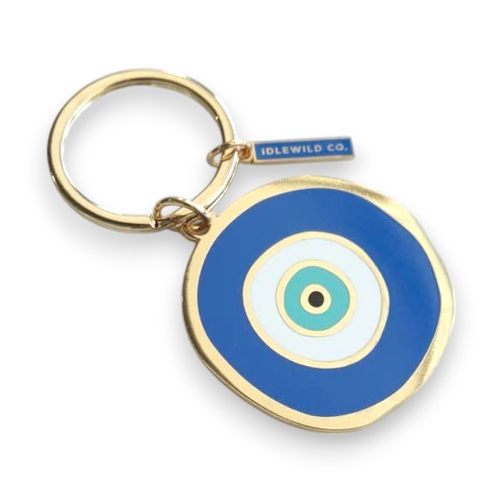 Evil Eye Enamel Keychain