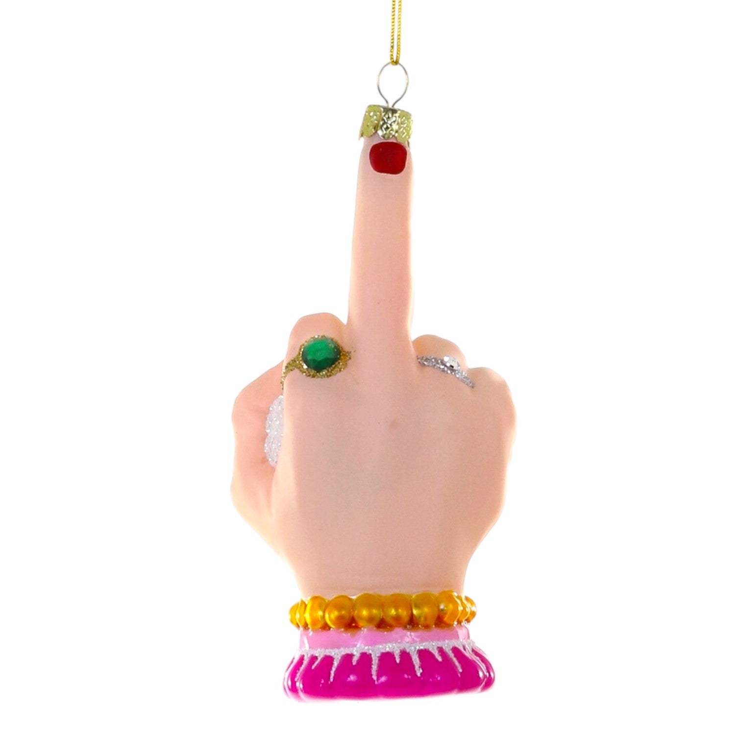 Middle Finger Ornament
