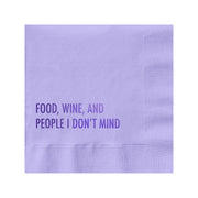 Food Wine Napkins