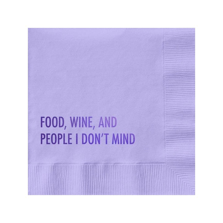 Food Wine Napkins
