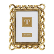Gold Ribbon Photo Frame Large