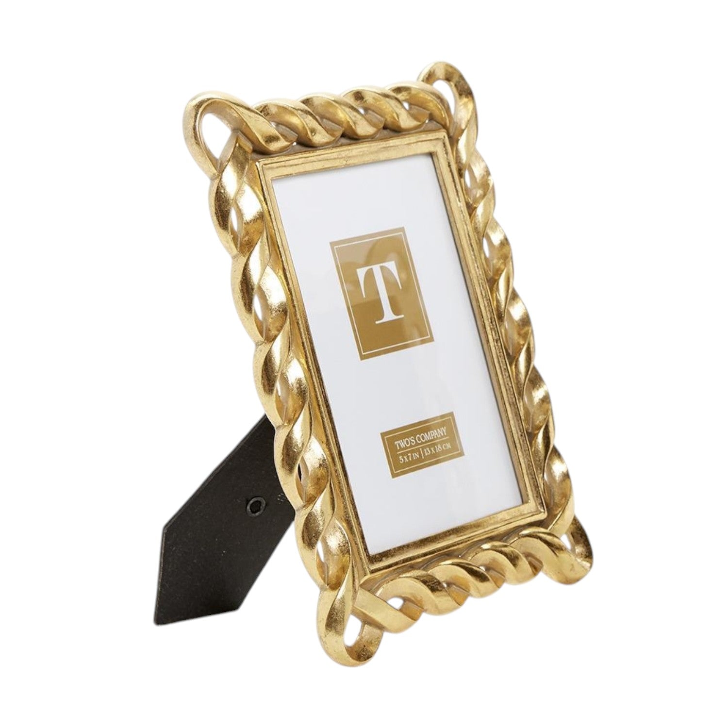 Gold Ribbon Photo Frame Large