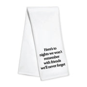 To Nights We Won't Forget Kitchen Towel