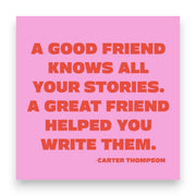 A Good Friend Knows All Napkins