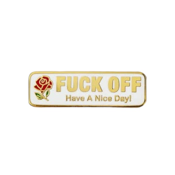 F Off Pin