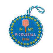 In My Pickleball Era Needlepoint Ornament