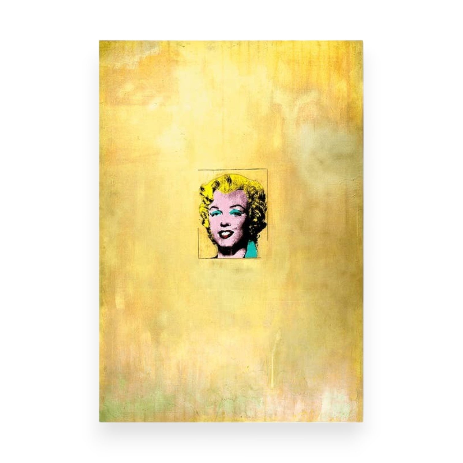 Art Sticker Gold Marilyn