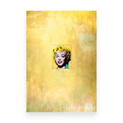 Art Sticker Gold Marilyn