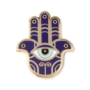 Hamsa Enamel Pin