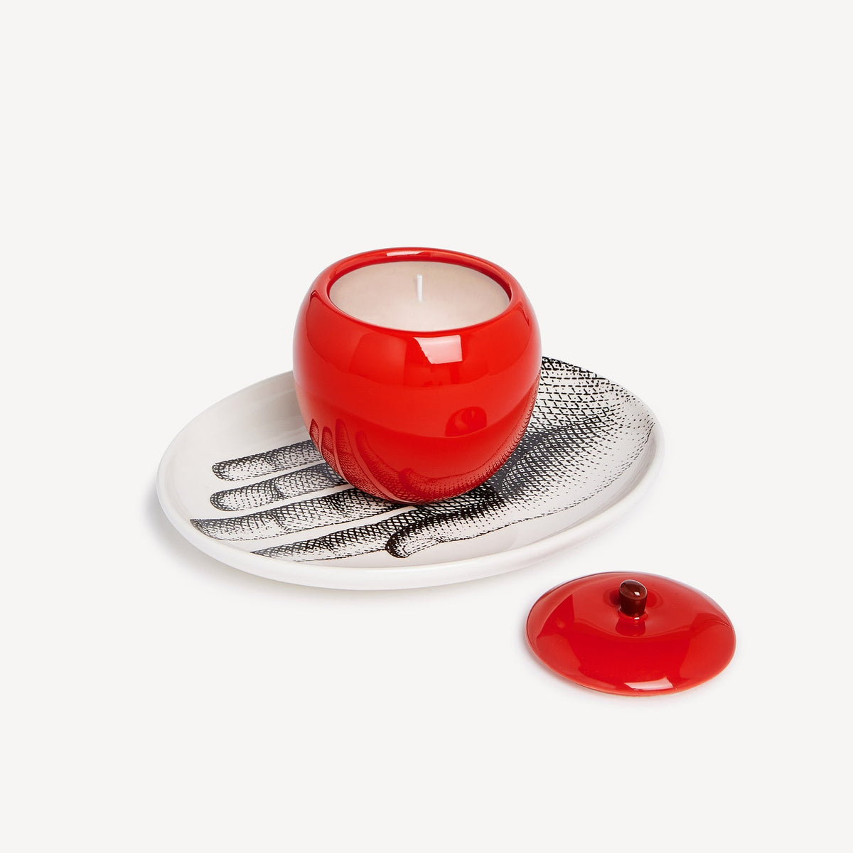 Fornasetti's Frutto Proibito Apple Candle