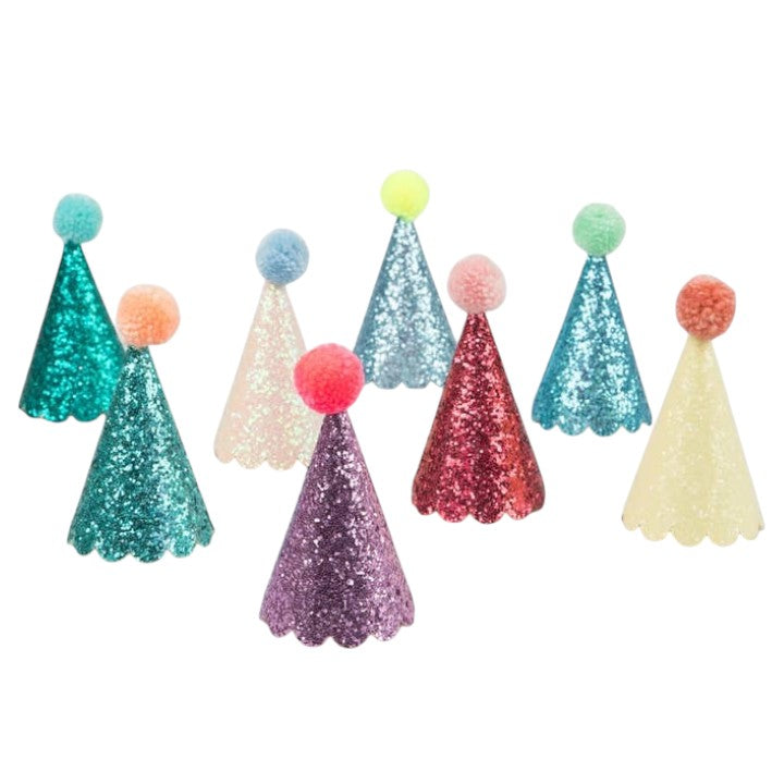 Glitter Mini Party Hats