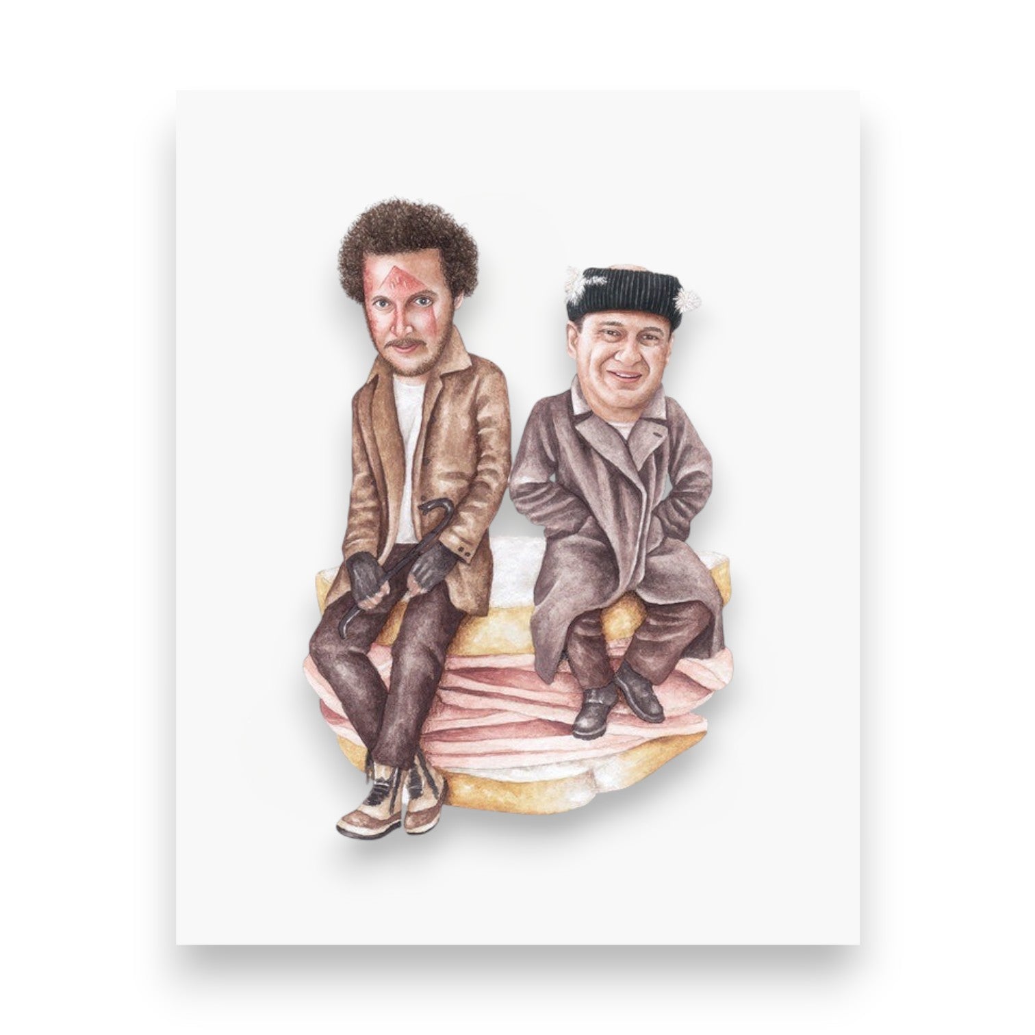 Home Alone Wet Bandits On Sandwich Print