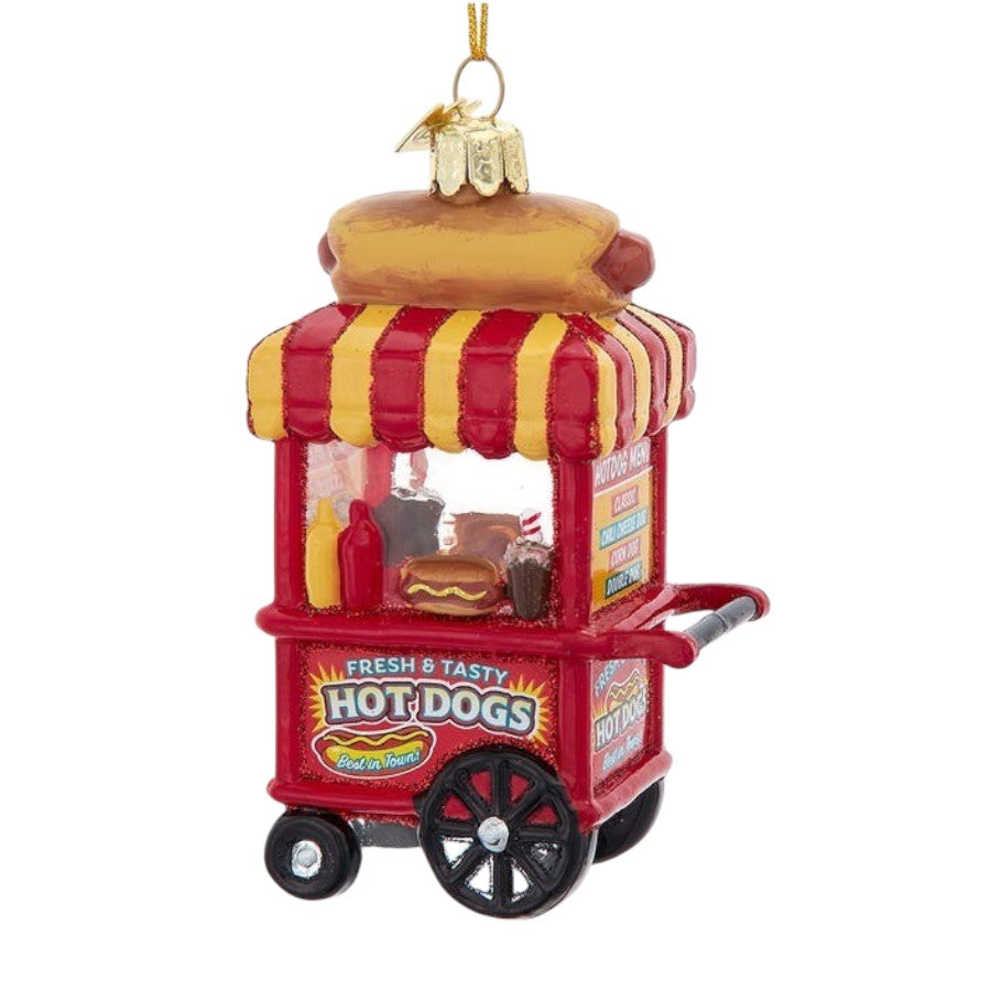 Hot Dog Cart Ornament