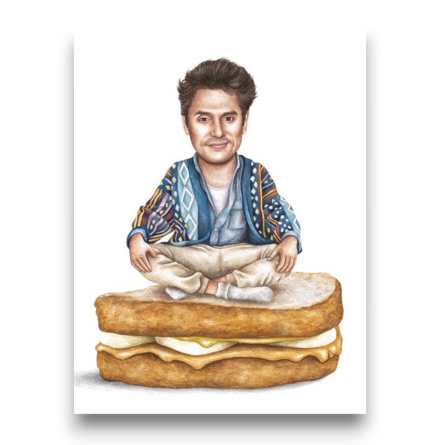 John Mayer On Sandwich Print