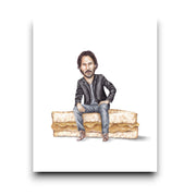 Keanu Reeves On Sandwich Print