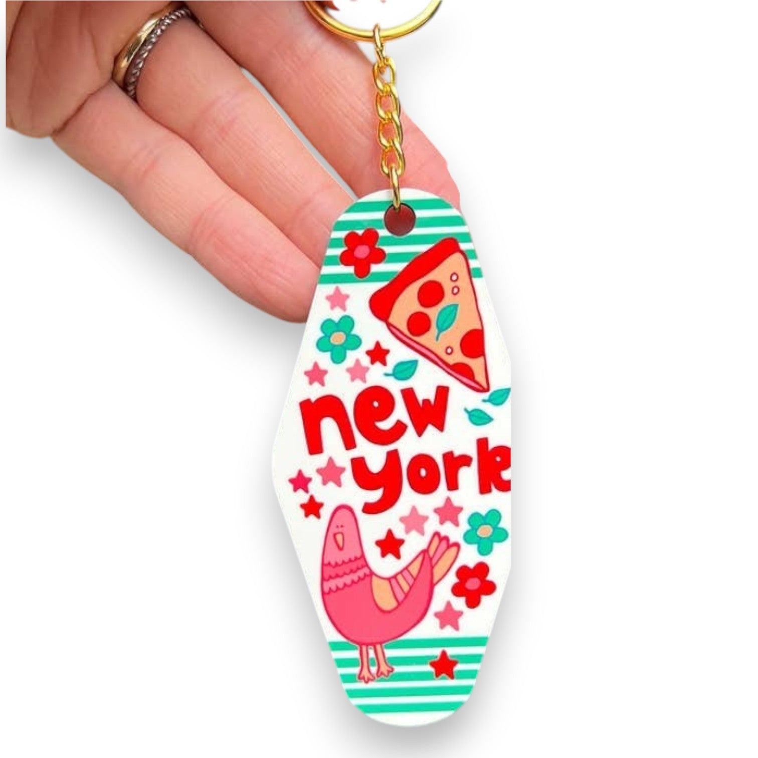 New York Liberty Keychain