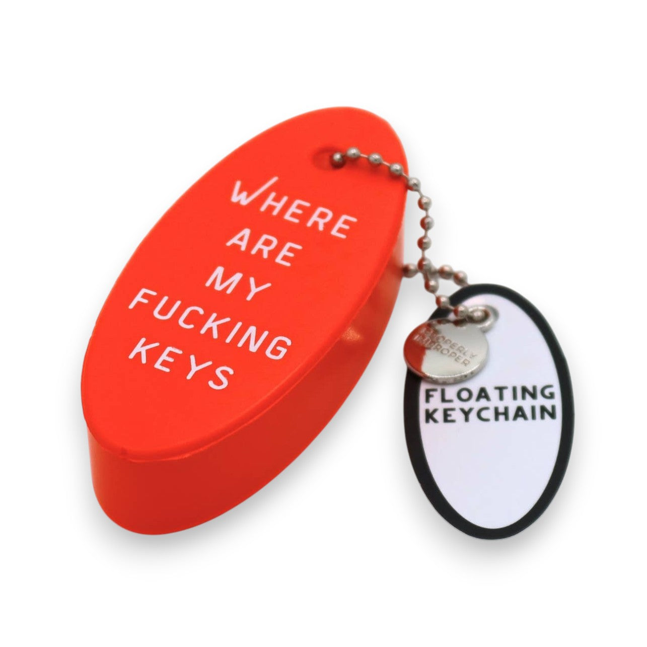 Where Are My Keys Floating Keychain