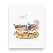 Larry David Pretty Pretty Good On Sandwich Print